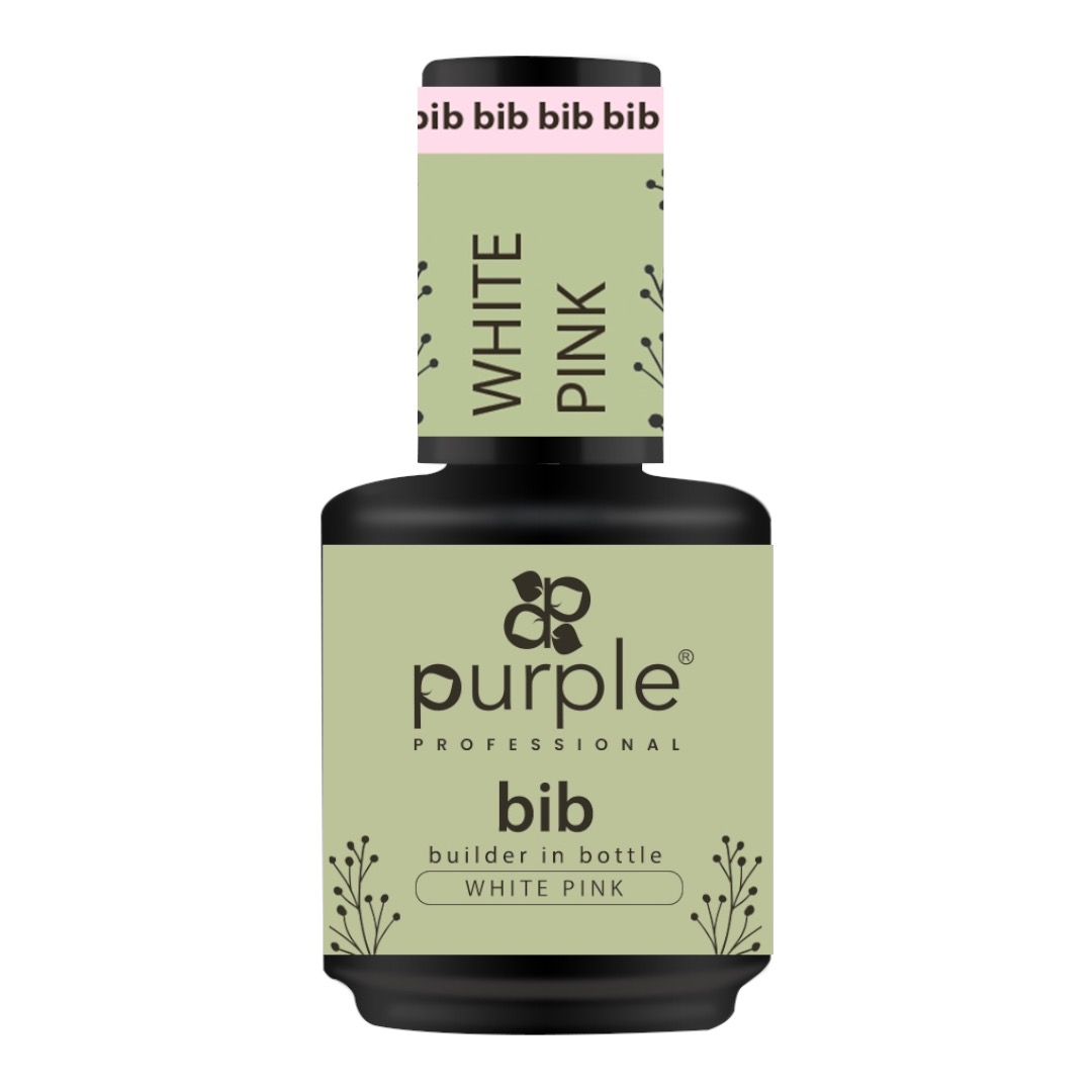 Purple BIB Builder In Bottle White Pink 15ml