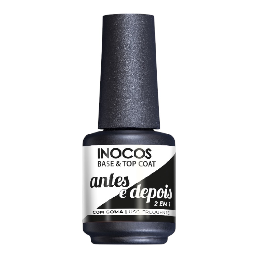 Inocos Base & Top Coat Antes E Depois 15ml