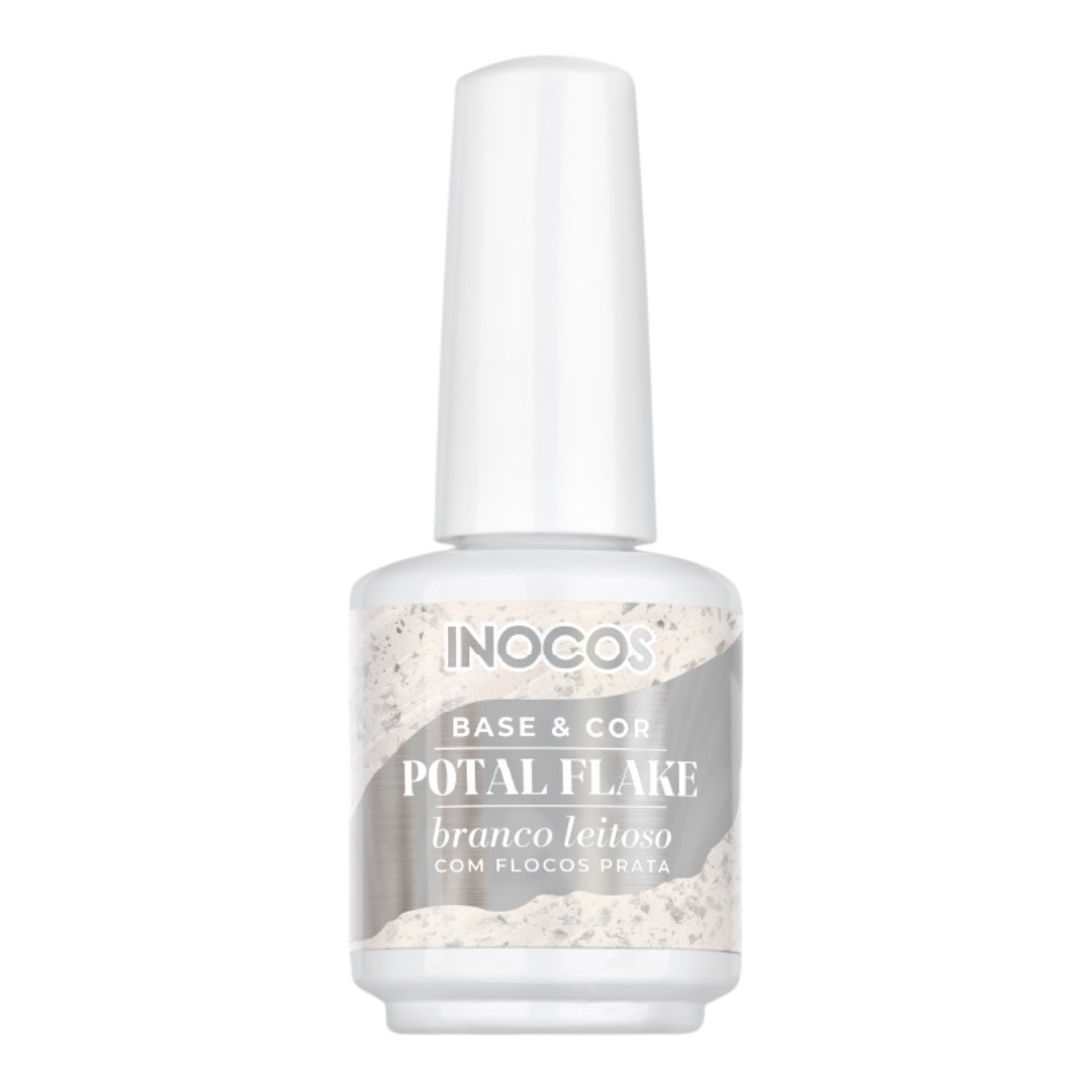 Inocos Potal Flake Branco Leitoso Com Flocos Prata