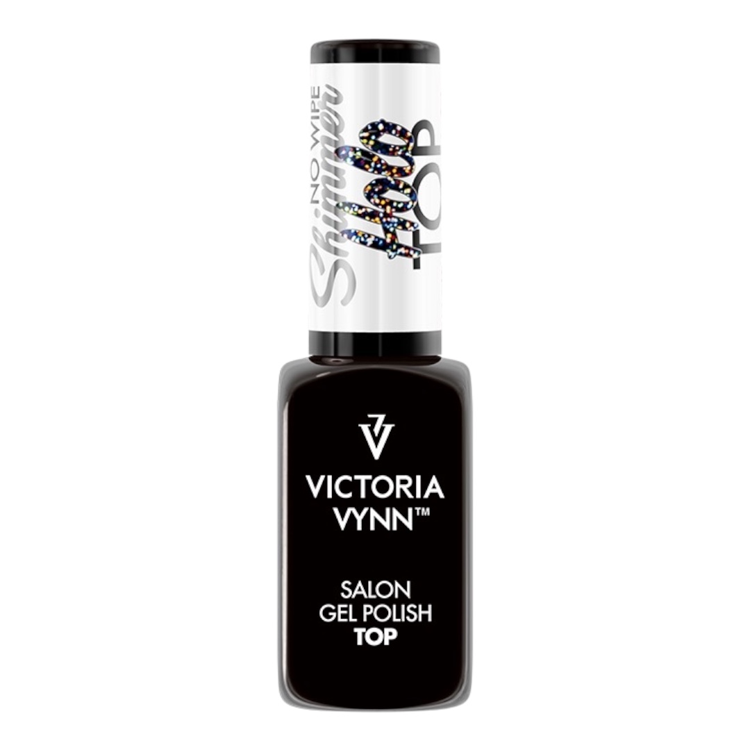 Victoria Vynn Gel Polish Top Coat No Wipe Shimmer Holo 8ml