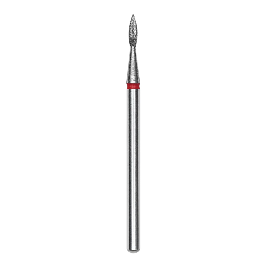 Staleks Broca Diamante "Pointed Flame" Vermelha