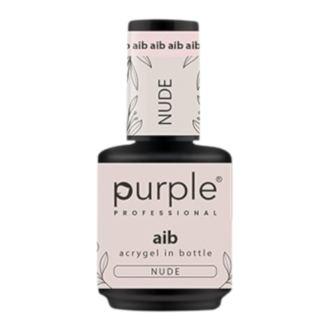 Purple AIB Acrygel In Bottle Nude