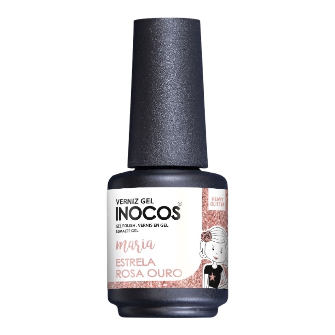 Inocos Verniz Gel Maria Estrela Rosa Ouro