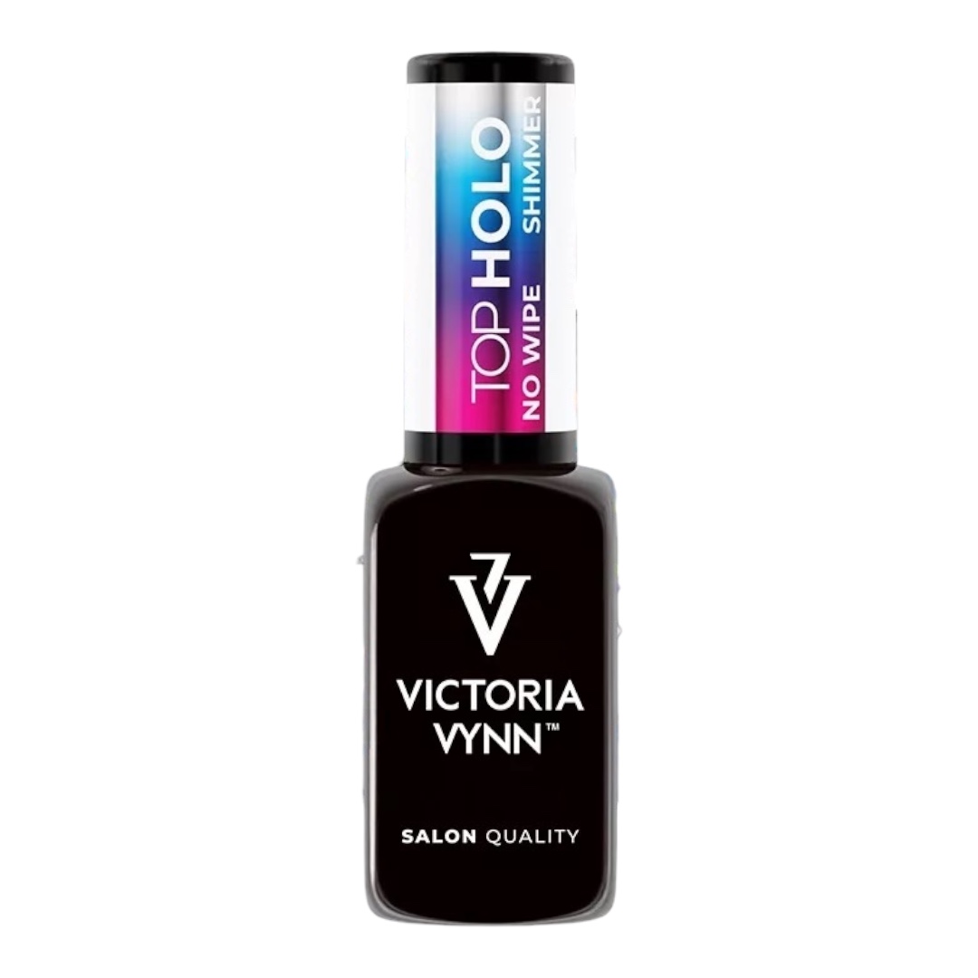 Victoria Vynn Gel Polish Top Coat No Wipe Shimmer Holo 8ml
