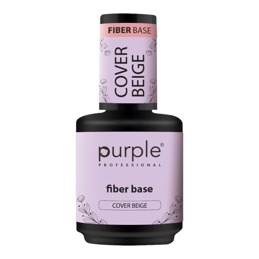Purple Fiber Base Cover Beige 15ml