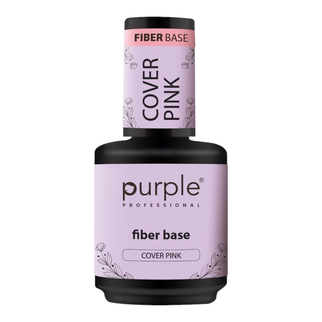 Purple Fiber Base Cover Pink 15ml