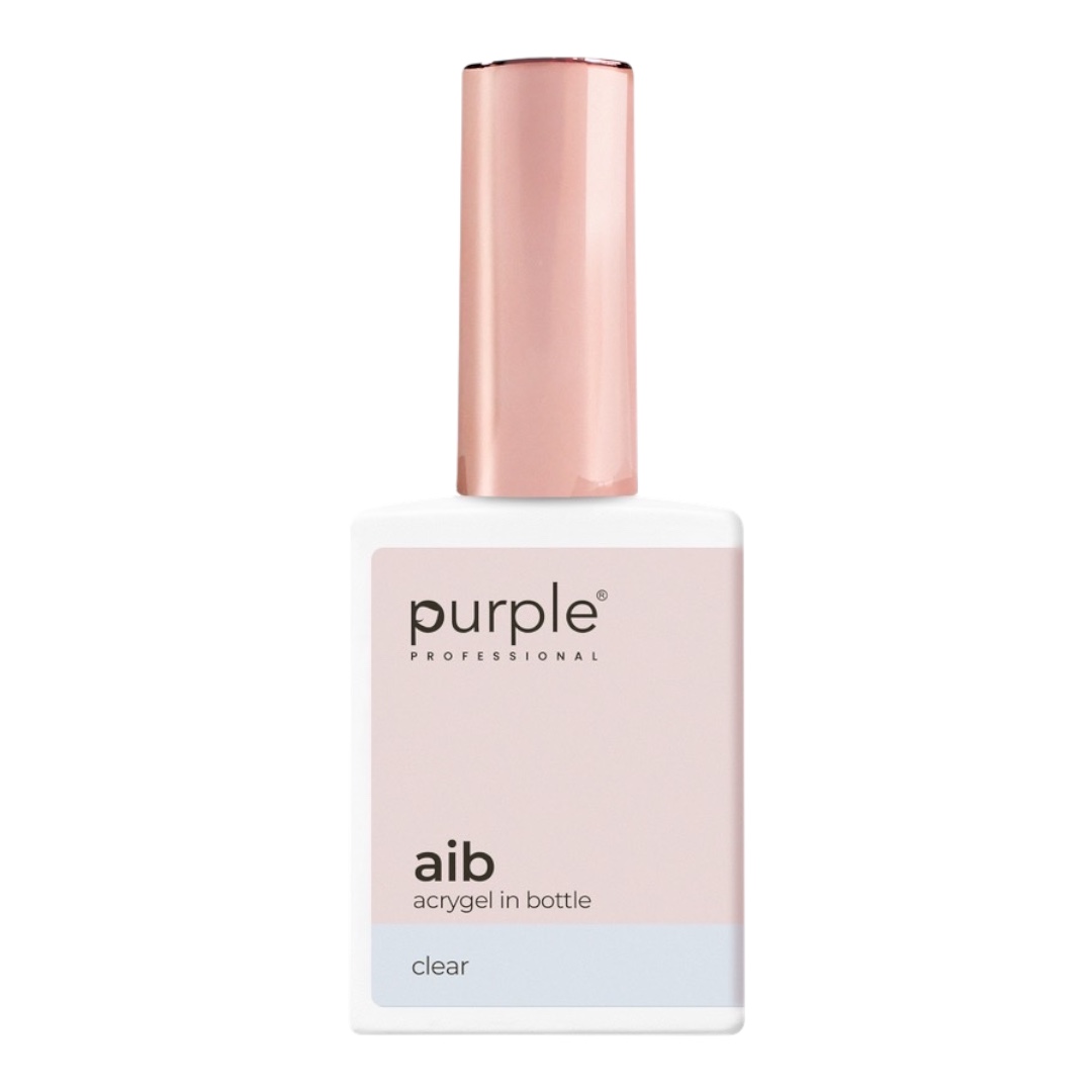 Purple AIB Acrygel In Bottle Clear 15ml