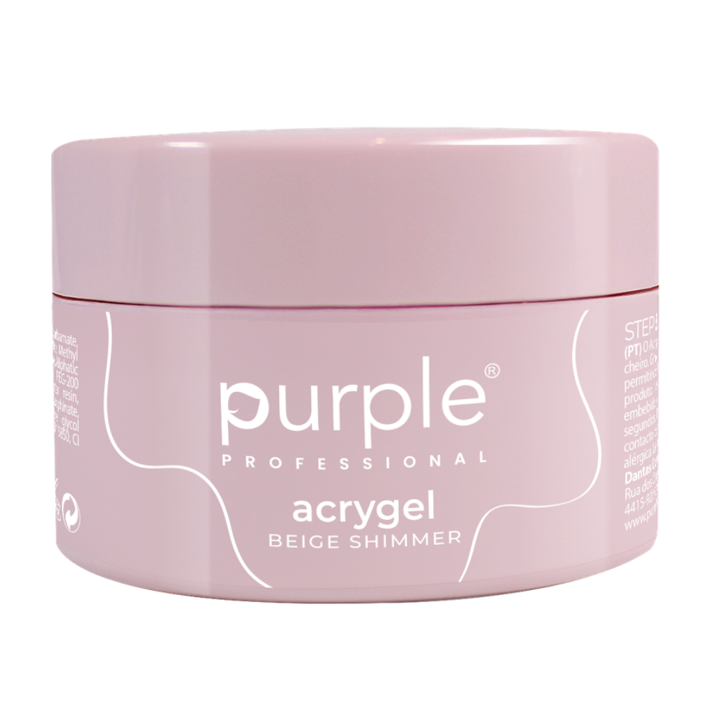 Purple Acrygel Combi Beige Shimmer 50gr