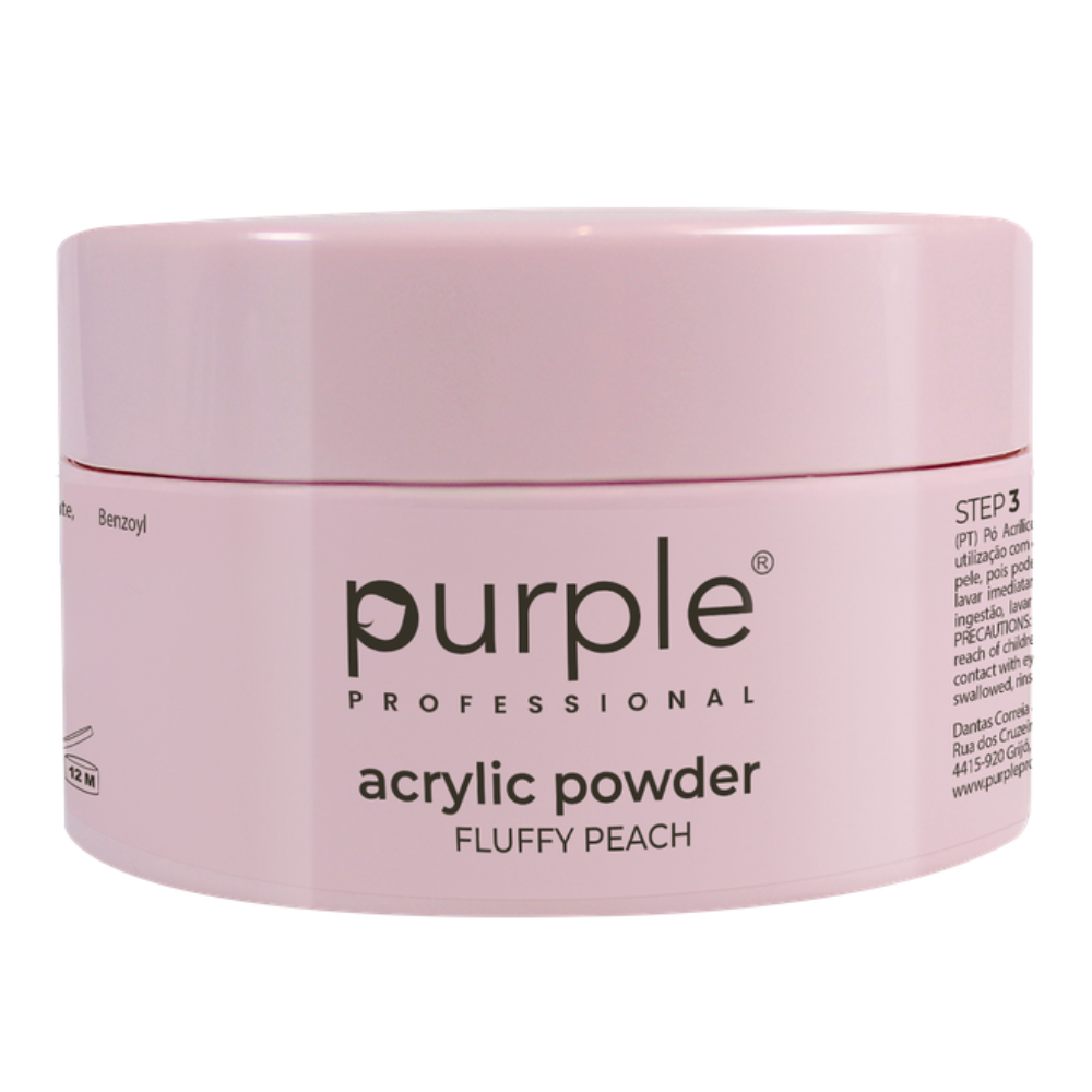 Purple Pó Acrílico Fluffy Peach 80gr