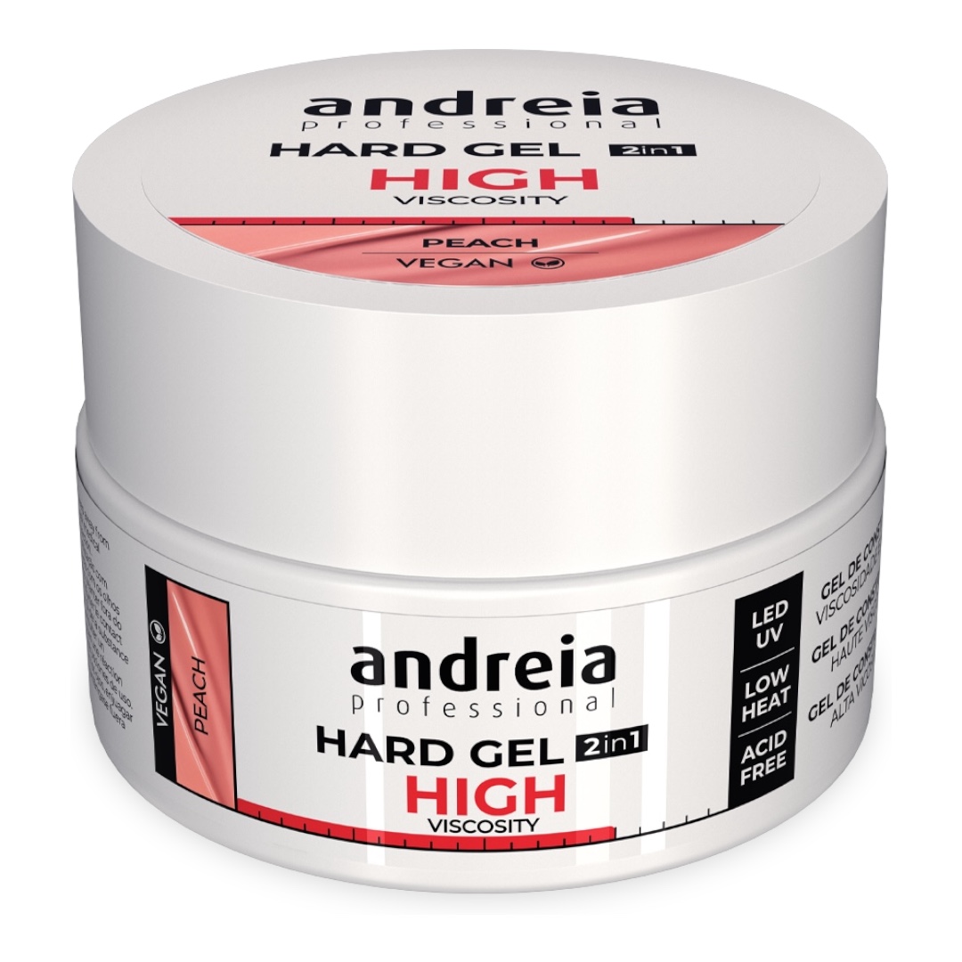 Andreia Hard Gel High Viscosity Peach 22gr