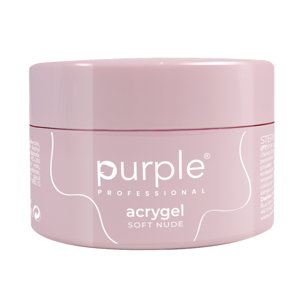 Purple Acrygel Combi Soft Nude 50grs