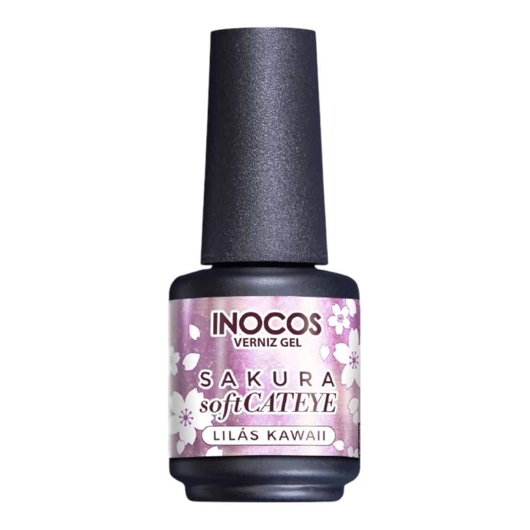 Inocos Verniz Gel Cat Eye Lilás Kawaii