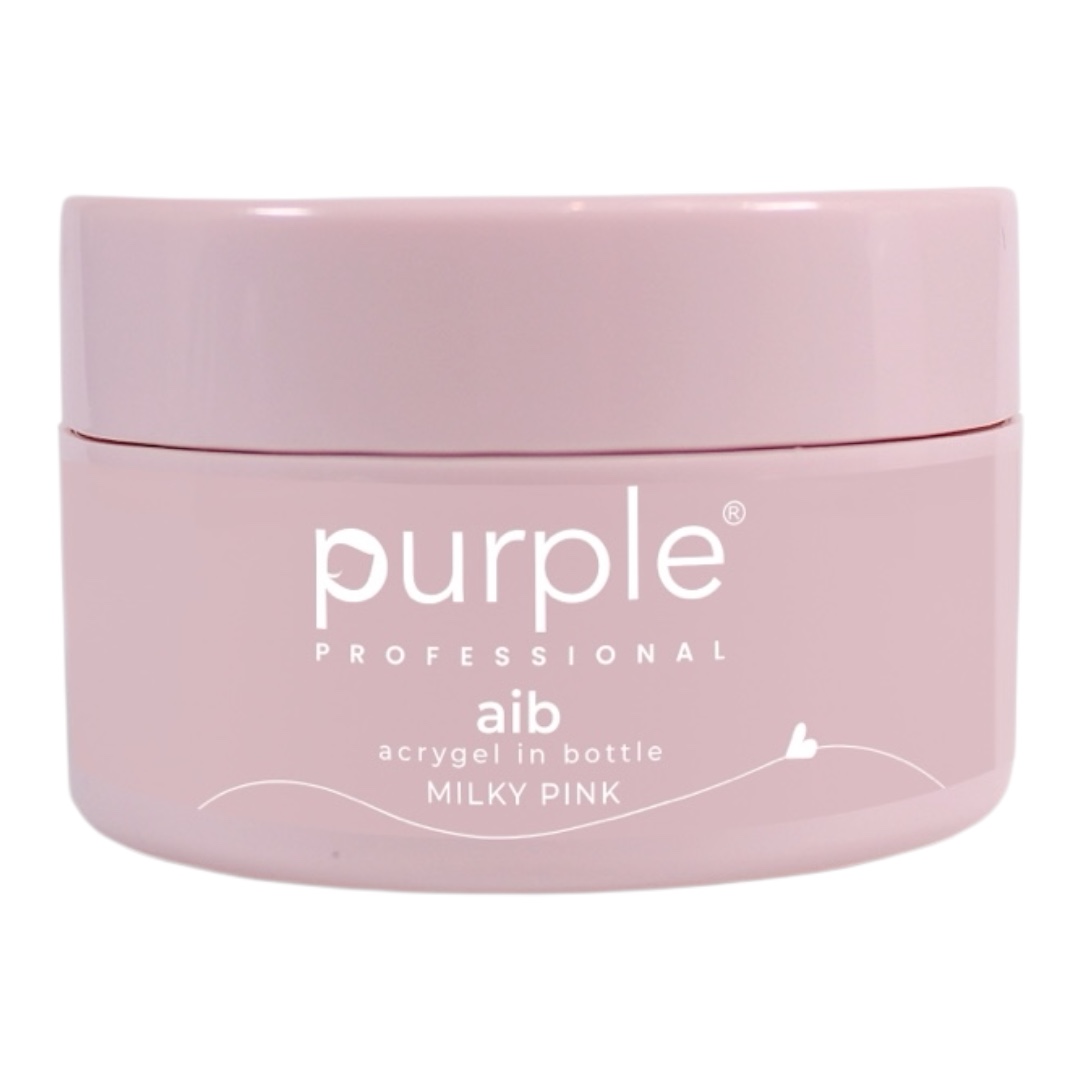 Purple AIB Acrygel In Bottle Milky Pink 50ml