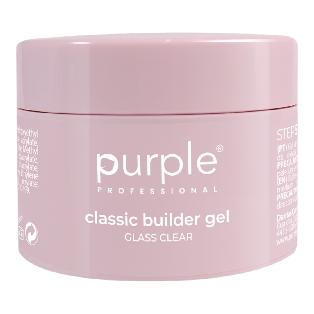Purple Builder Gel Glass Clear 250gr