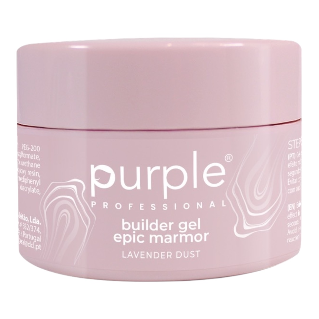 Purple Builder Gel Epic Marmor Lavender Dust 15gr