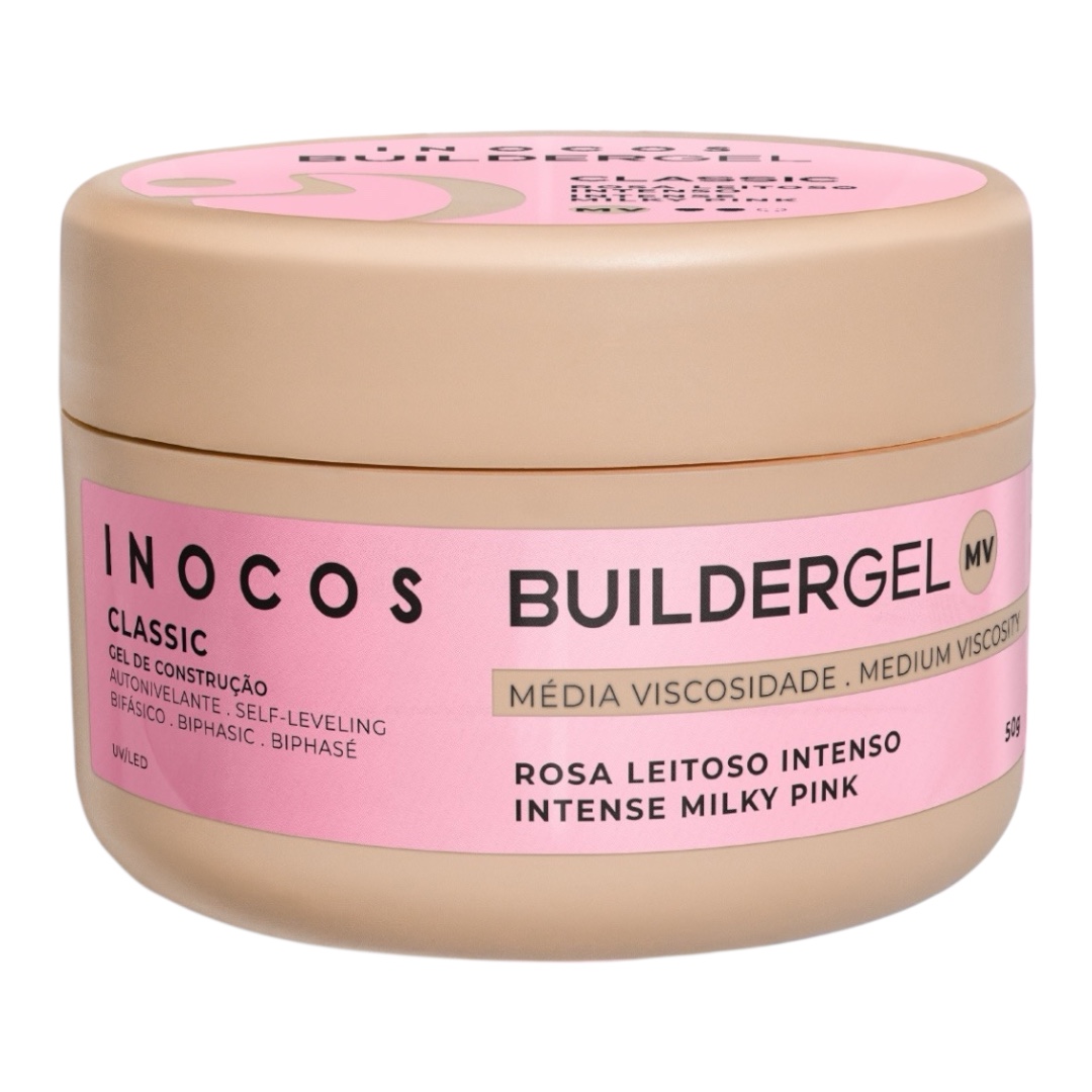 Inocos Builder Classic Rosa Leitoso Intenso Média Viscosidade 50gr