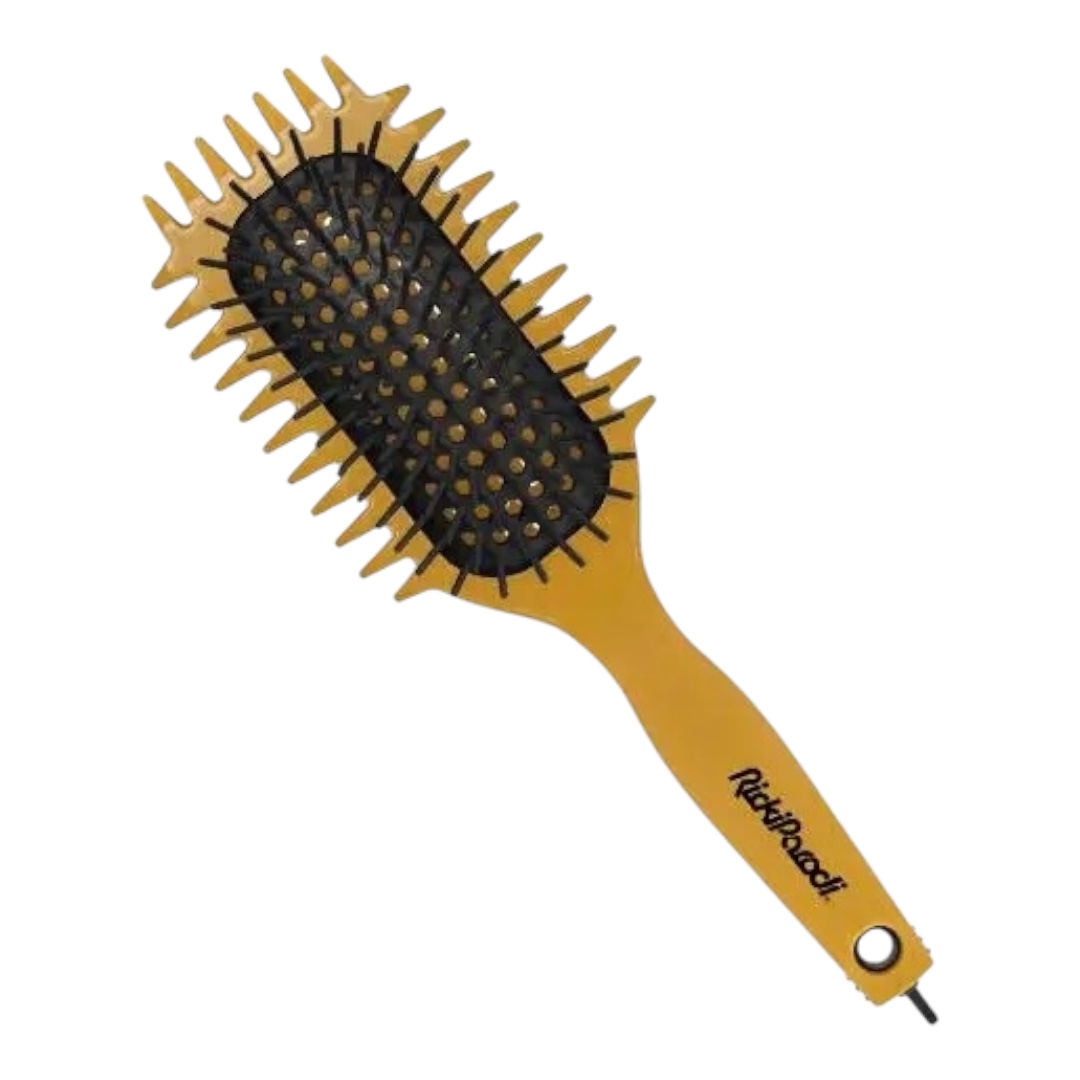 RickiParodi Escova Cabelo Desembaraçadora Curly Retangular Larga