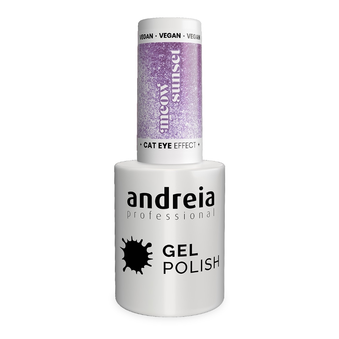 Andreia Verniz Gel Meow Sunset Cat Eye Effect MW4