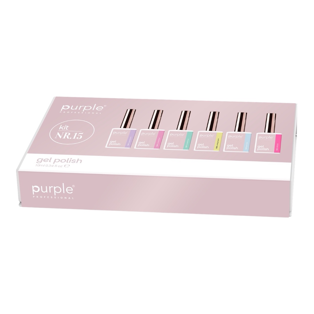 Purple Verniz Gel Coleção Kit Nº15