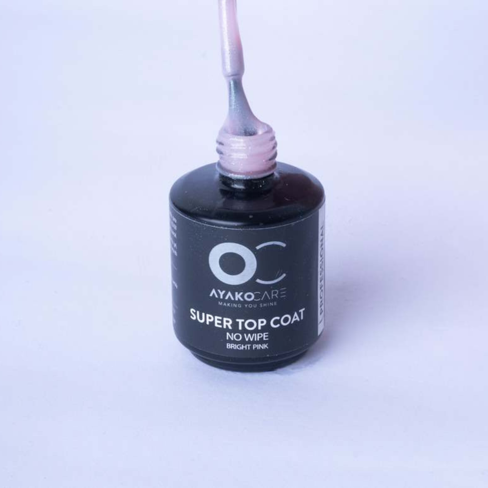 Alternative view of Ayako Care Super Top Coat No Wipe Bright Pink