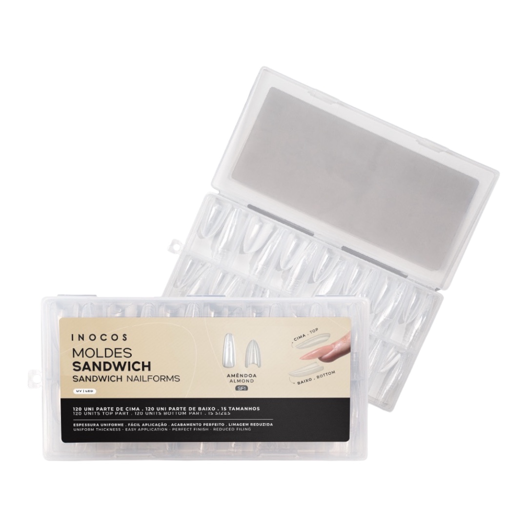 Inocos Moldes Sandwich Amêndoa 120unid