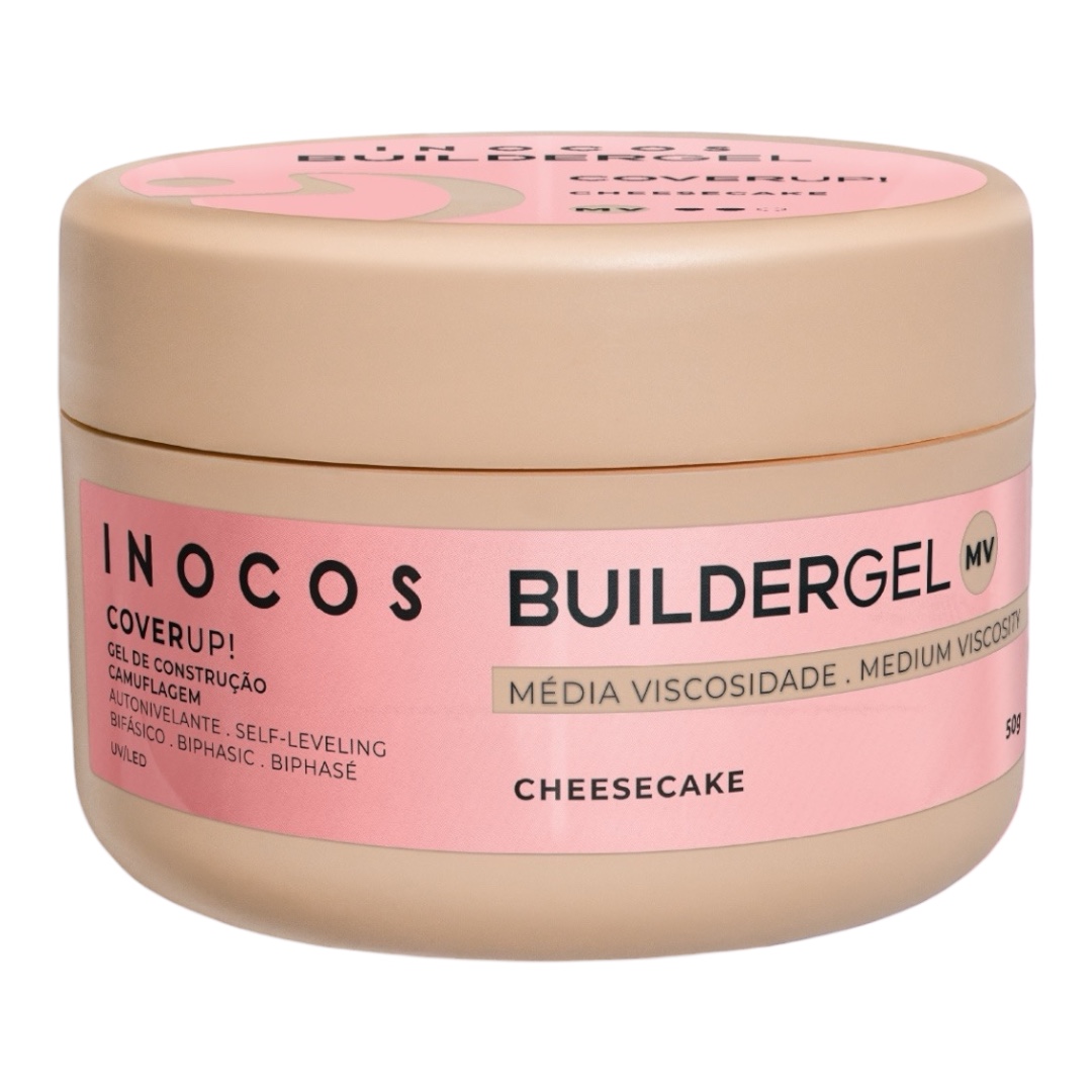 Inocos Builder Cover Up! Cheesecake Média Viscosidade 50g