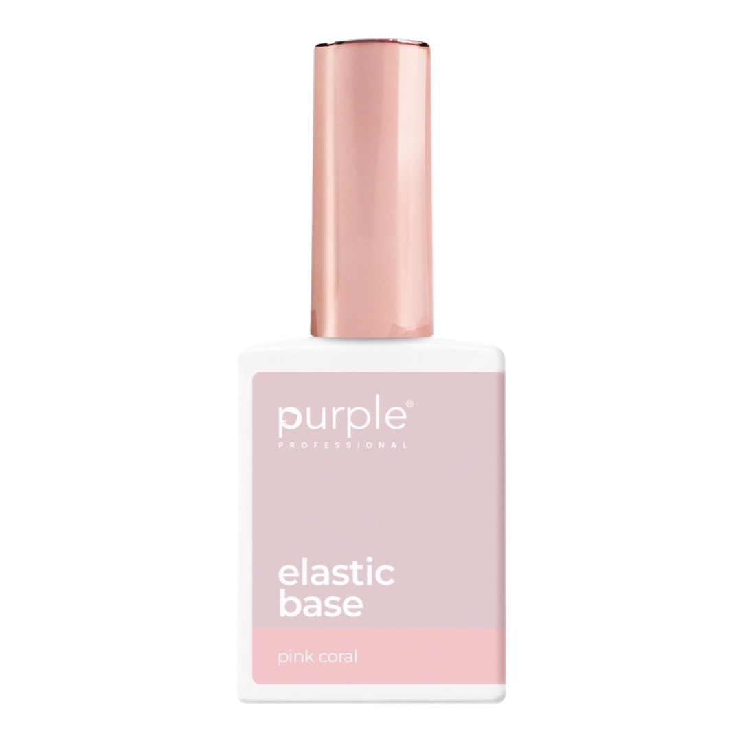 Purple Elastic Base Pink Coral 15ml