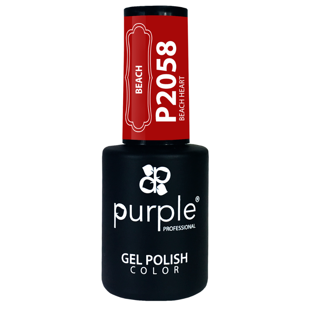 Purple Verniz Gel P2058 Beach Heart