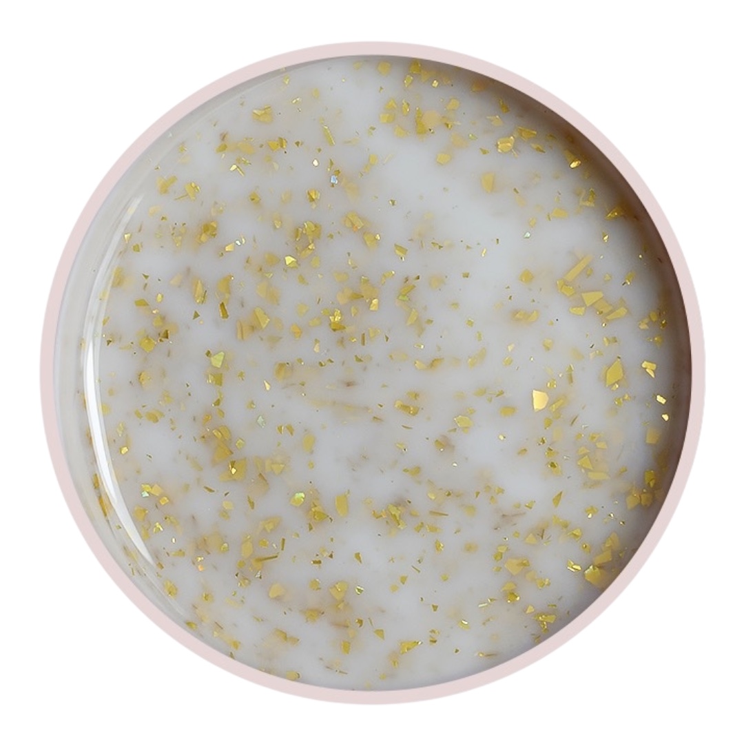 Alternative view of Purple Builder Gel Pudding Marmor Golden 15gr