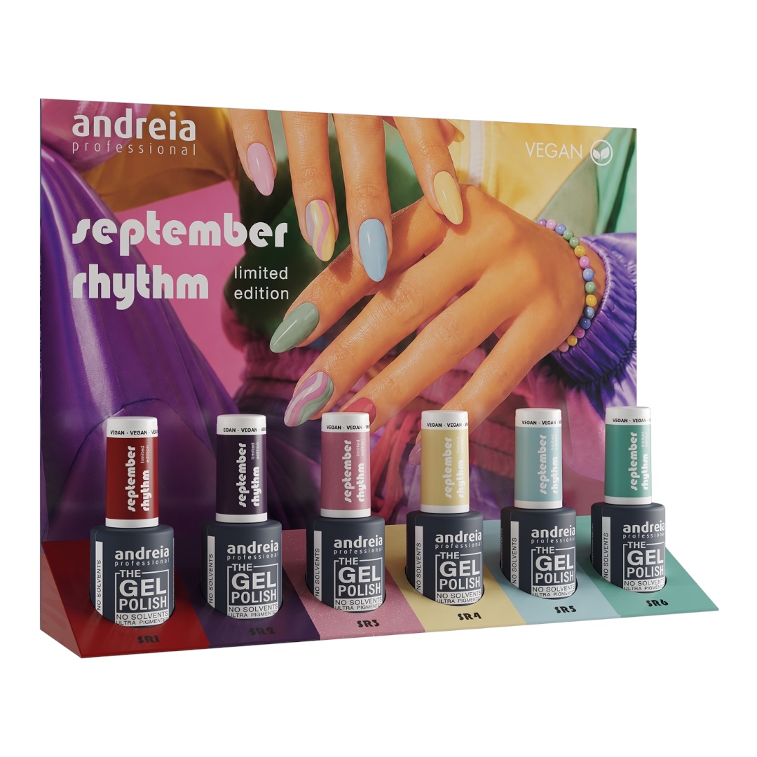 Andreia The Gel Polish September Rhythm Limited Edition Coleção Completa C/Expositor