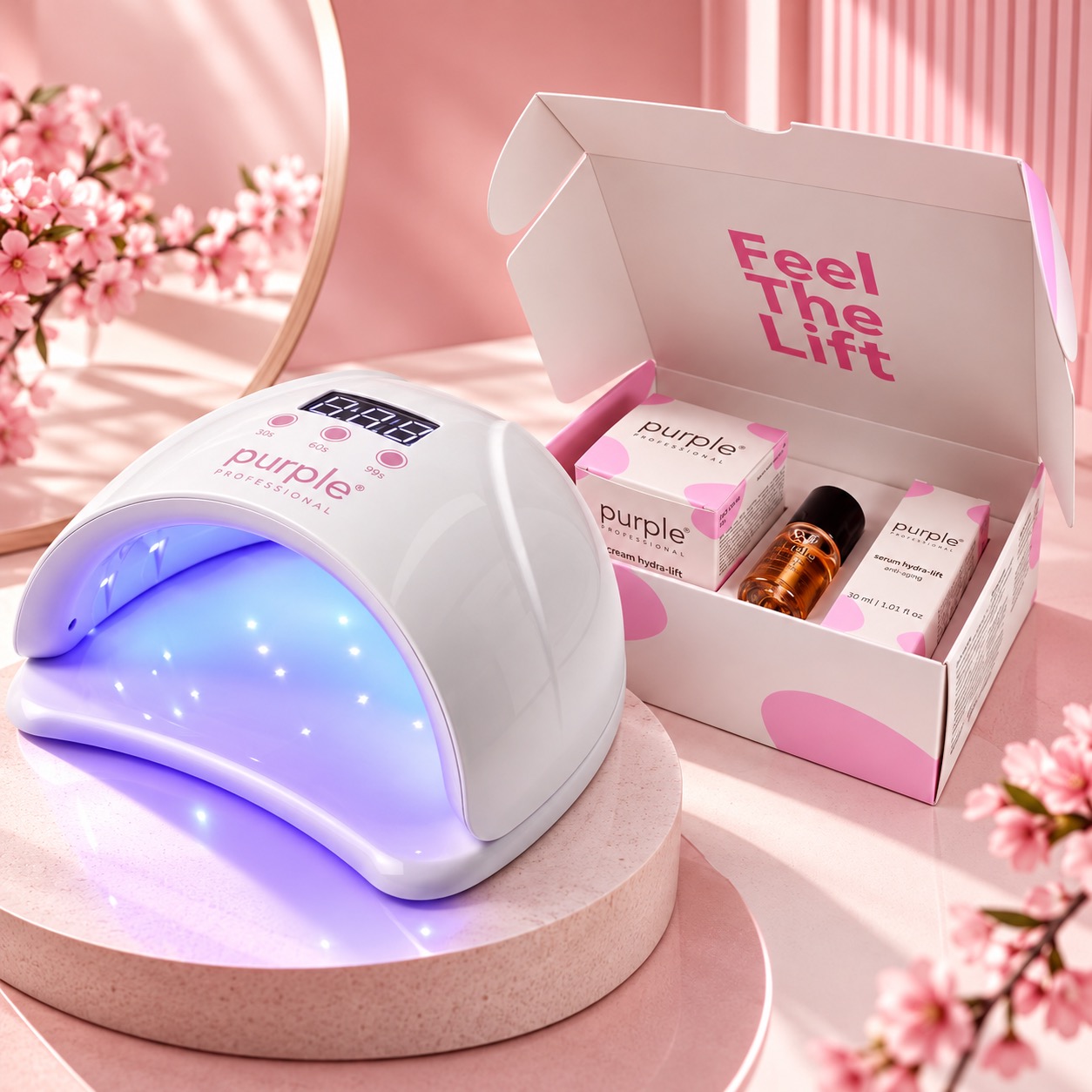 Purple Pack Multiled Aura Sensor + Kit Hyalu-Lift